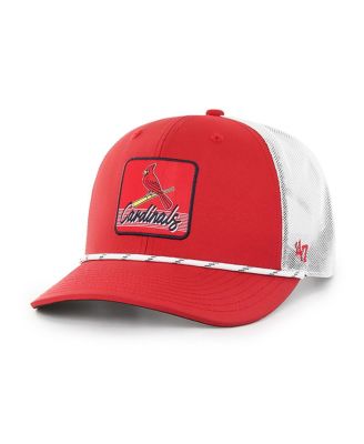 '47 Brand - Men's Red/White St. Louis Cardinals Scratch Adjustable Trucker Hat