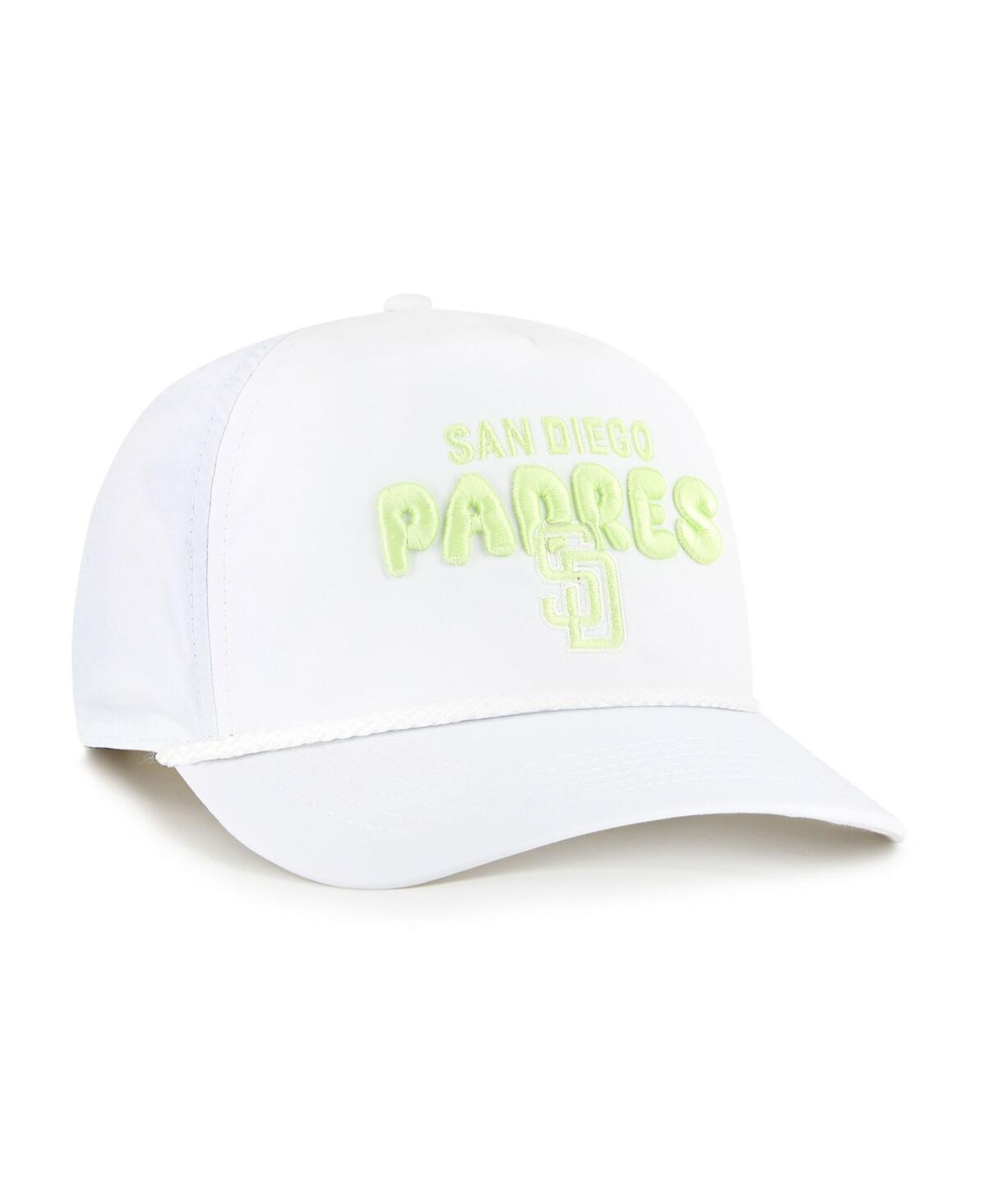 47 Brand Women's White San Diego Padres Bright Side Adjustable Hitch Hat