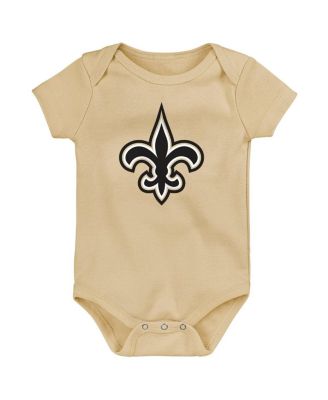 Baby Boys and Girls New Orleans Saints Team Starter Bodysuit Set, 3-Pack