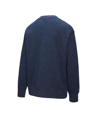 Men's Navy Seattle Kraken Playoff Win Fleece Pullover Sweatshirt