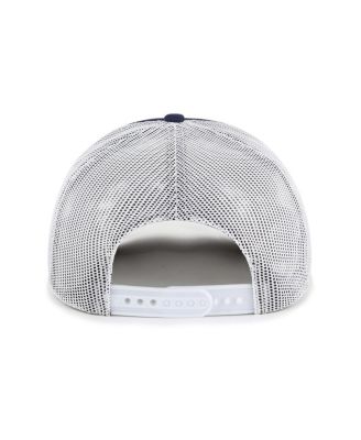 Men's Navy Los Angeles Angels Meander Foam Trucker Snapback Hat