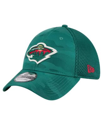 New Era - Men's Green Minnesota Wild Active Subtle Camo 39THIRTY Flex Hat
