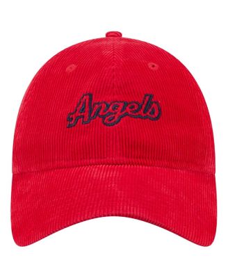 Women's Red Los Angeles Angels Corduroy 9TWENTY Adjustable Hat