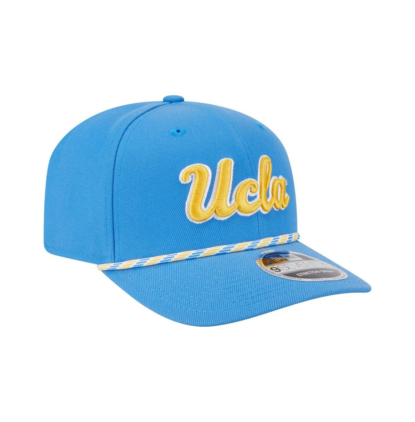 Мужской головной убор New Era Blue Ucla Bruins Game Day Multi-Rope 9SEVENTY Stretch-Snap Hat — фото 3