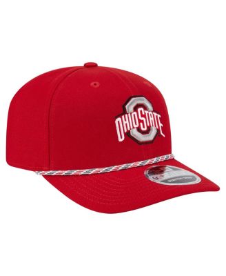 Men's Scarlet Ohio State Buckeyes Game Day Multi-Rope 9SEVENTY Stretch-Snap Hat