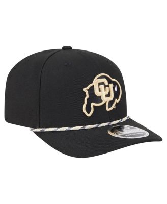 Men's Black Colorado Buffaloes Game Day Multi-Rope 9SEVENTY Stretch-Snap Hat