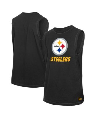 New Era - Men's Black Pittsburgh Steelers Leisure Collection Tank Top