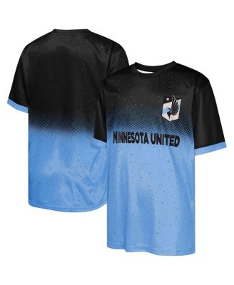 Outerstuff - Big Boys and Girls Black Minnesota United FC Stalwart Defender T-Shirt