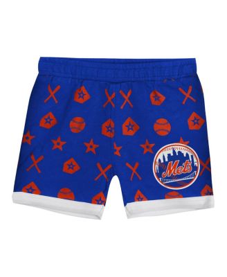 Baby Boys and Girls 2-Piece Blue New York Mets On Deck Diaper Cover Set