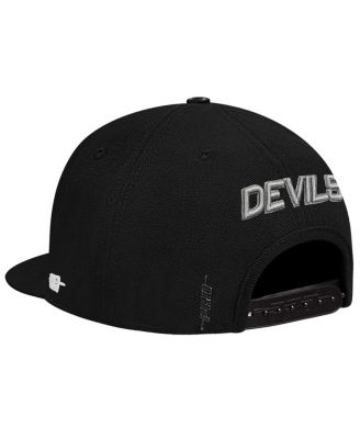Men's Cream/Black New Jersey Devils French Terry Snapback Hat