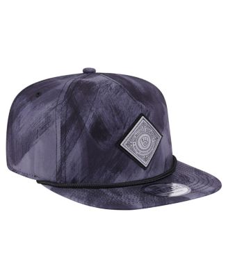 Men's Navy Milwaukee Brewers Printed Golfer Snapback Hat