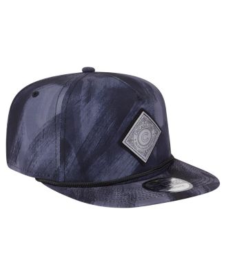 Men's Navy Chicago Cubs Printed Golfer Snapback Hat