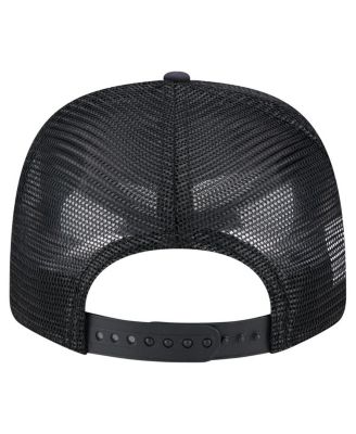 Men's Black Los Angeles Dodgers Adventure Drinks Pattern 9SEVENTY Stretch-Snap Hat