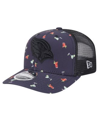 New Era - Men's Navy/Black Arizona Cardinals Adventure Drinks Pattern 9SEVENTY Stretch-Snap Hat