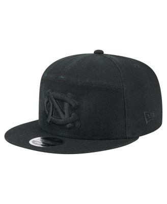 New Era - Men's Black North Carolina Tar Heels Adventure Canvas Split Panel 9FIFTY Snapback Hat