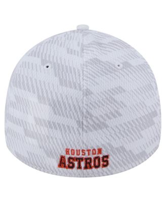 Men's White Houston Astros Graded 39THIRTY Stretch Fit Hat