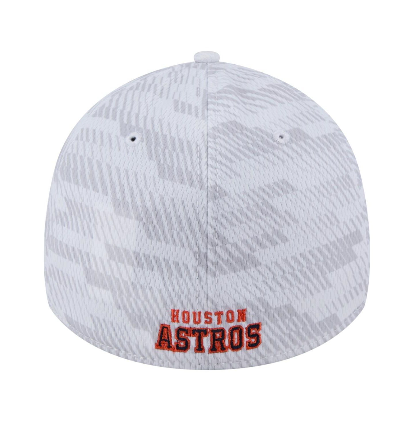 Мужской головной убор New Era White Houston Astros Graded 39THIRTY Stretch Fit Hat — фото 4