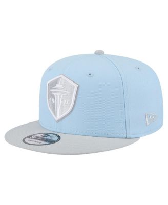 New Era - Men's Light Blue Seattle Sounders FC Color Pack Two-Tone 9FIFTY Snapback Hat