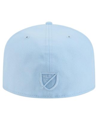 Men's Light Blue Seattle Sounders FC Color Pack A-Frame 59FIFTY Fitted Hat