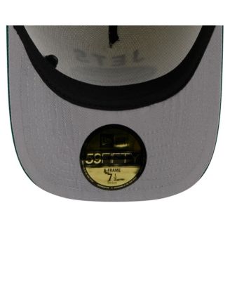 Men's Cream/Green New York Jets 2025 NFL Draft A-Frame 59FIFTY Fitted Hat