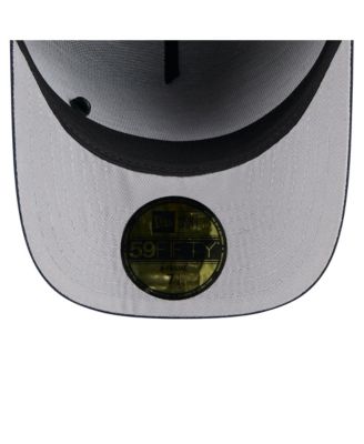 Men's Black/Navy Dallas Cowboys 2025 NFL Draft On Stage A-Frame 59FIFTY Fitted Hat