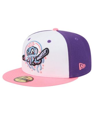 New Era - Men's White/Purple Jersey Shore BlueClaws Copa de la Diversi&oacute;n 59FIFTY Fitted Hat