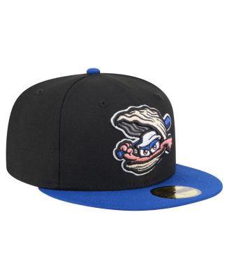 Men's Black/Blue Biloxi Shuckers Authentic Collection 59FIFTY Fitted Hat