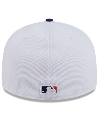 Men's White/Navy Houston Astros 2025 City Connect Batting Practice Low Profile 59FIFTY Fitted Hat