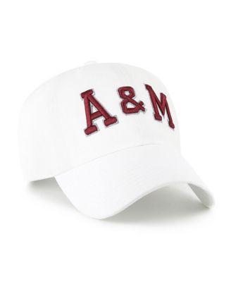 Men's White Texas A & M Aggies Clean Up Adjustable Hat