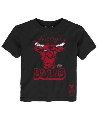 Mitchell & Ness - Toddler Black Chicago Bulls Favorite Team T-Shirt