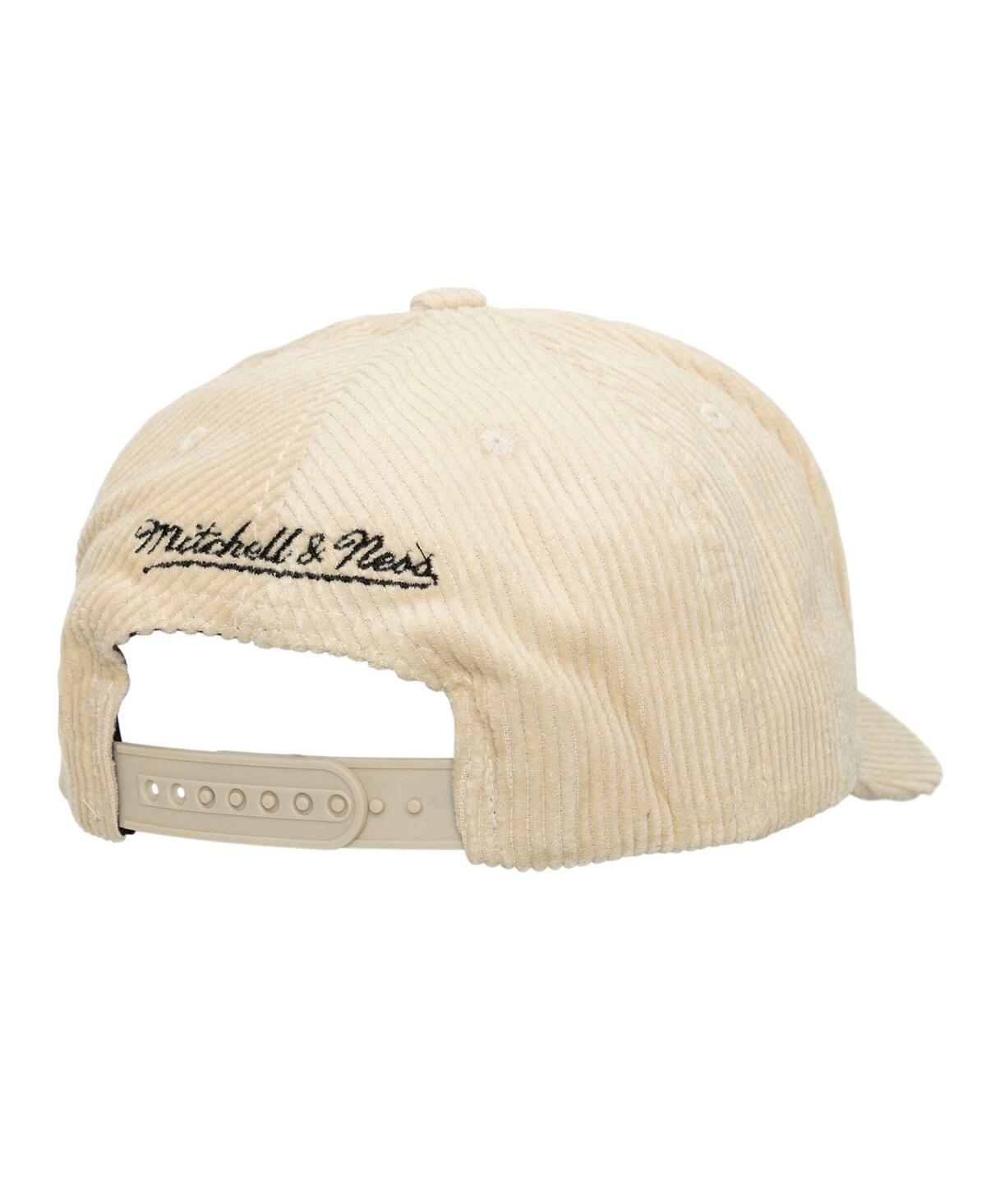 Mitchell & Ness Men's Cream Inter Miami Cf Corduroy Off Pro Crown Adjustable Hat