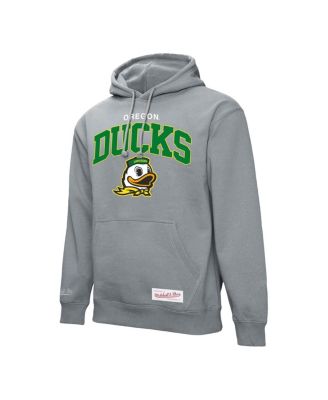 Men's Heather Gray Oregon Ducks Classic Arch Pullover Hoodie
