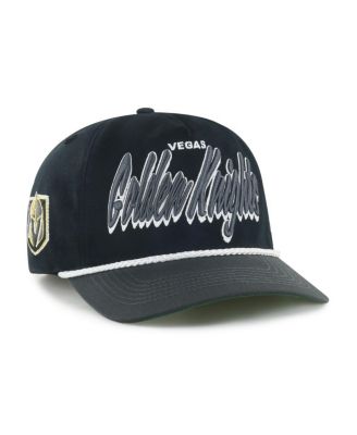 '47 Brand - Men's Black/Charcoal Vegas Golden Knights Dropshadow Rope Hitch Adjustable Hat