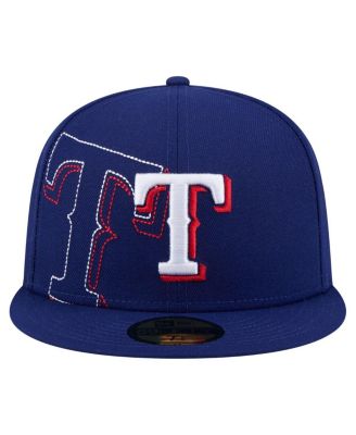 Men's Royal Texas Rangers Yarn Stitch 59FIFTY Fitted Hat