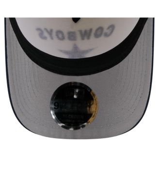 Men's Cream/Navy Dallas Cowboys 2025 NFL Draft 9FORTY A-Frame M-Crown Adjustable Hat
