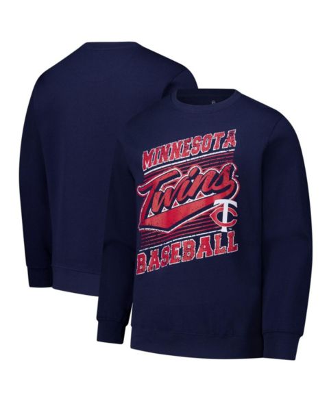 Мужская толстовка Stitches Navy Minnesota Twins Lightweight Crew