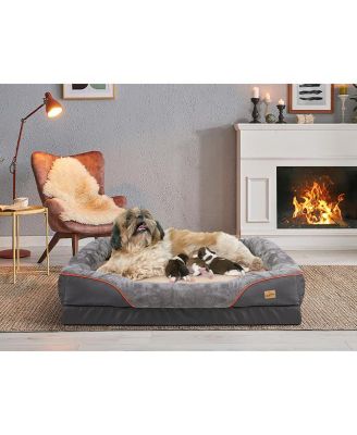 Luxury 2XL Warm Washable Orthopedic Pet Bed for Dogs/Cats