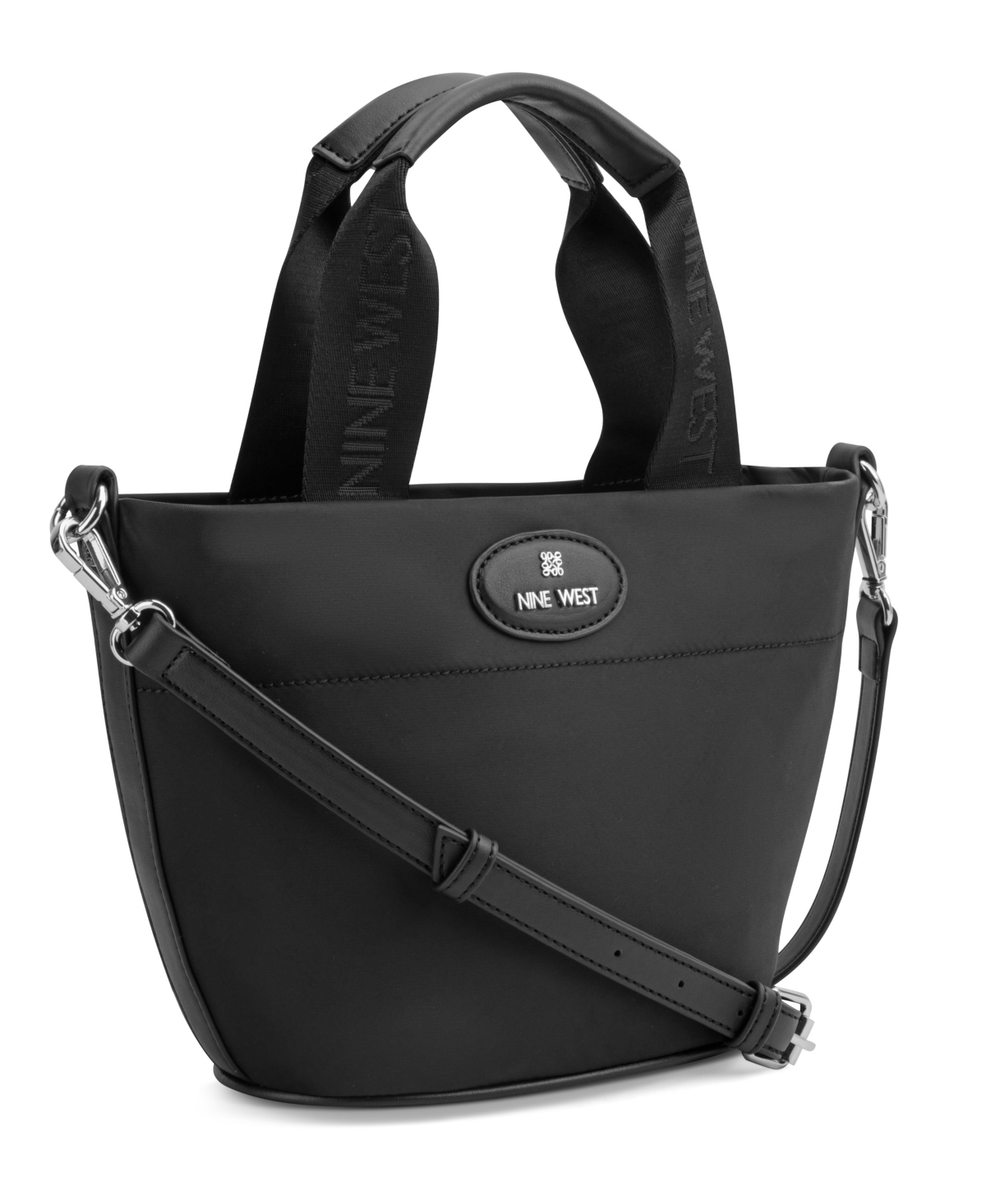 Nine West Pyper Mini Crossbody Tote Bag In Black