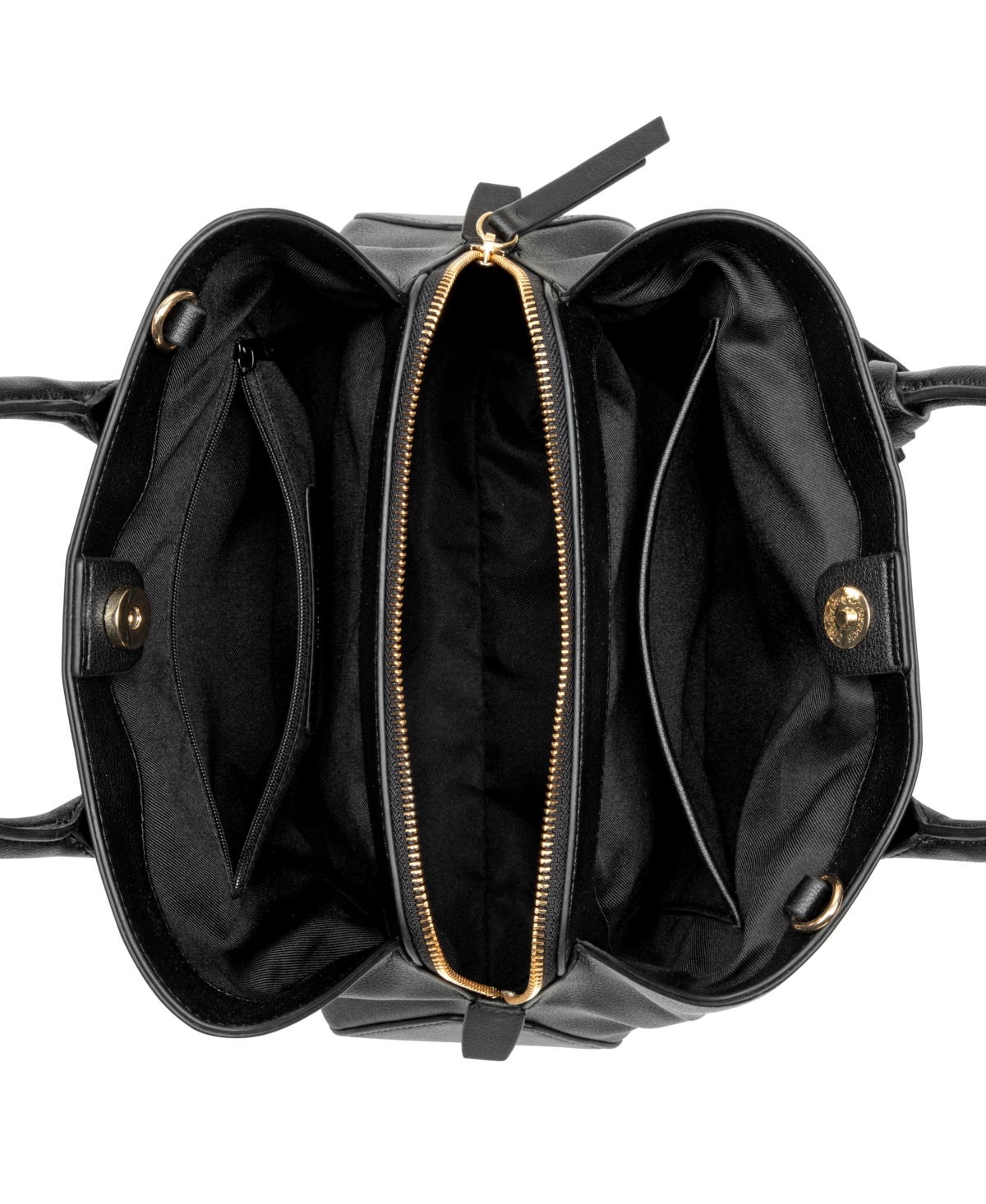 Nine West Lakelyn Medium Satchel Bag In Black