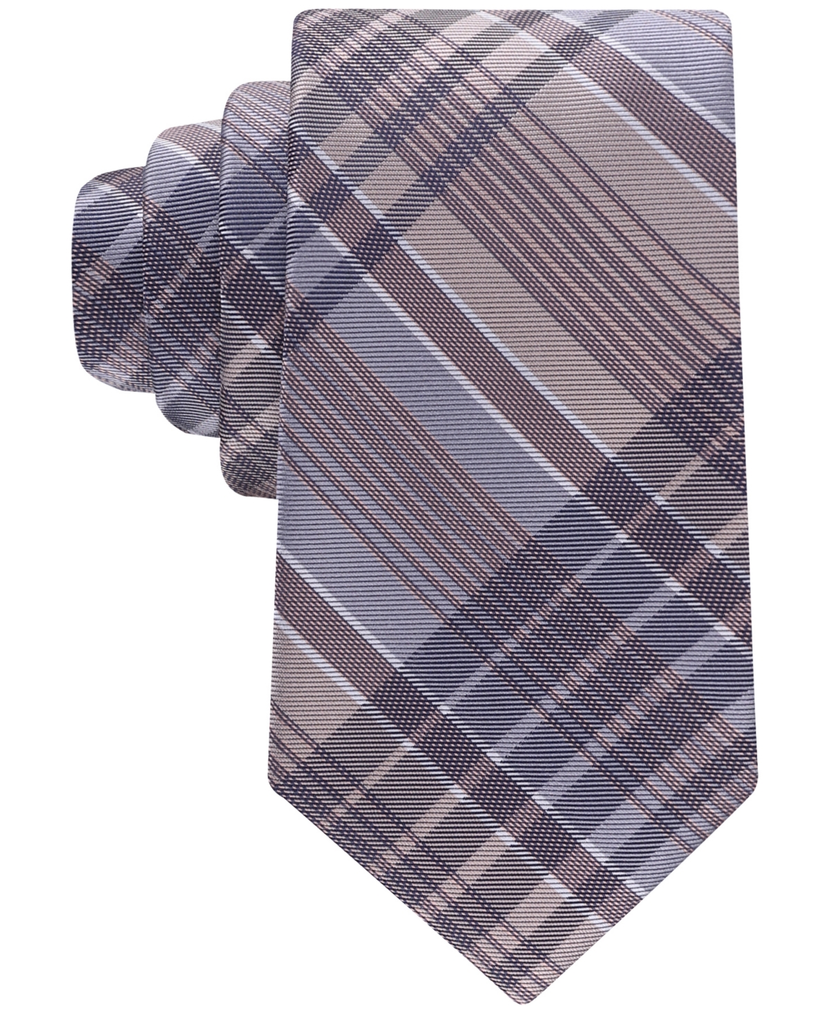 Men's Rogers Plaid Tie - Taupe