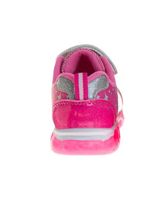 Toddler Girls Princess Hook and Loop Sneakers