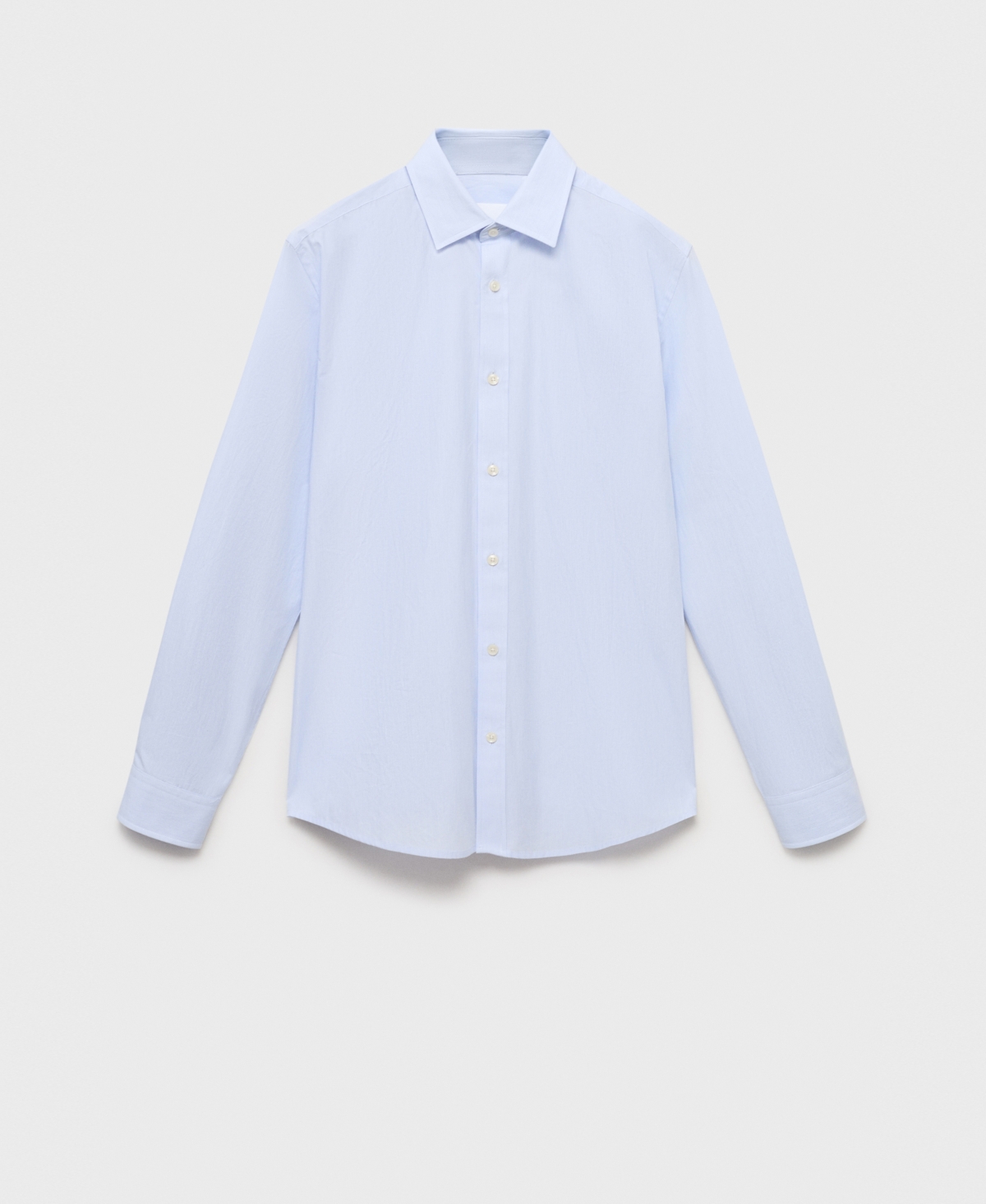 Men's Cotton Slim-Fit Striped Shirt - Red