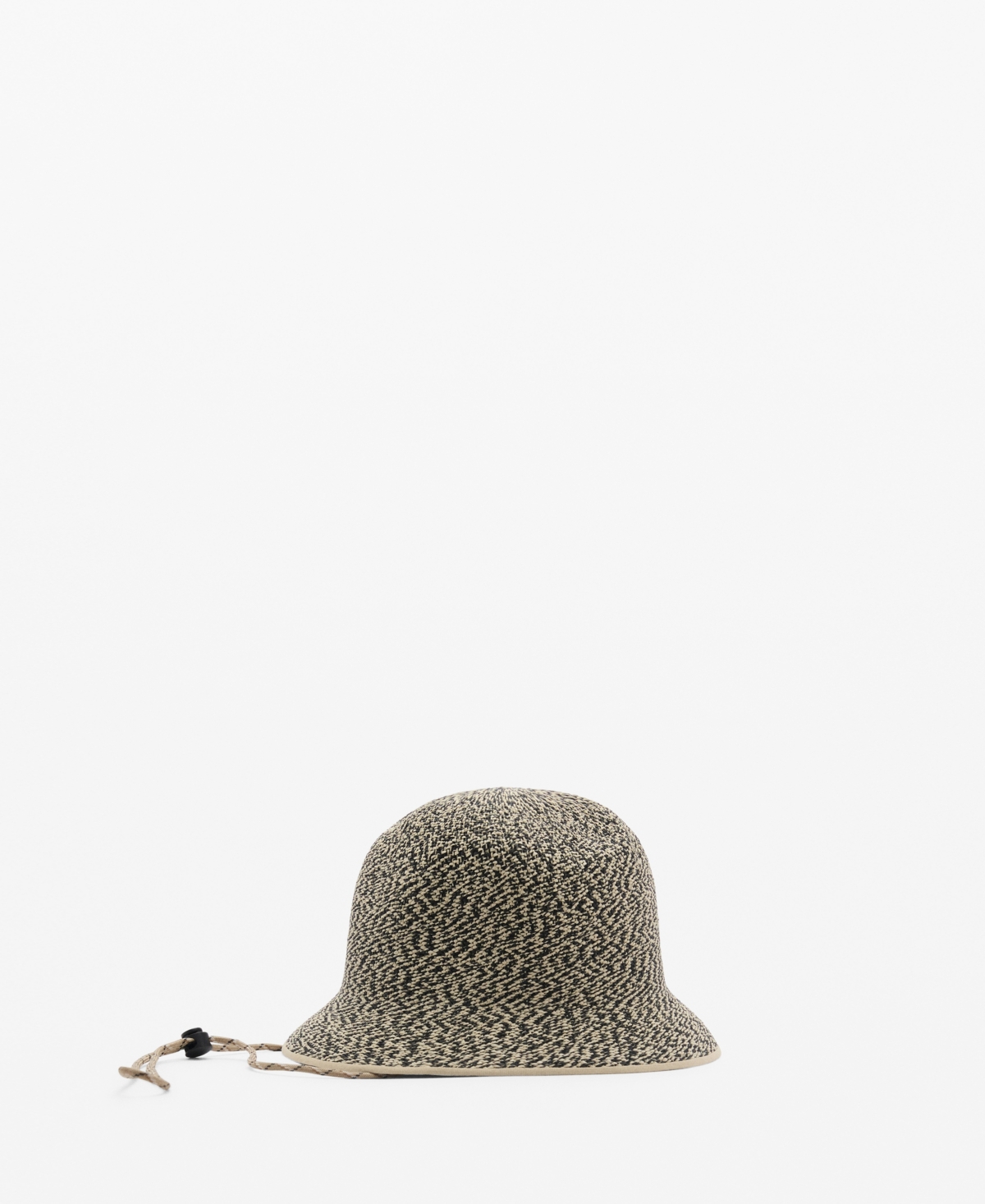 Men's Straw Bucket Hat - Beige
