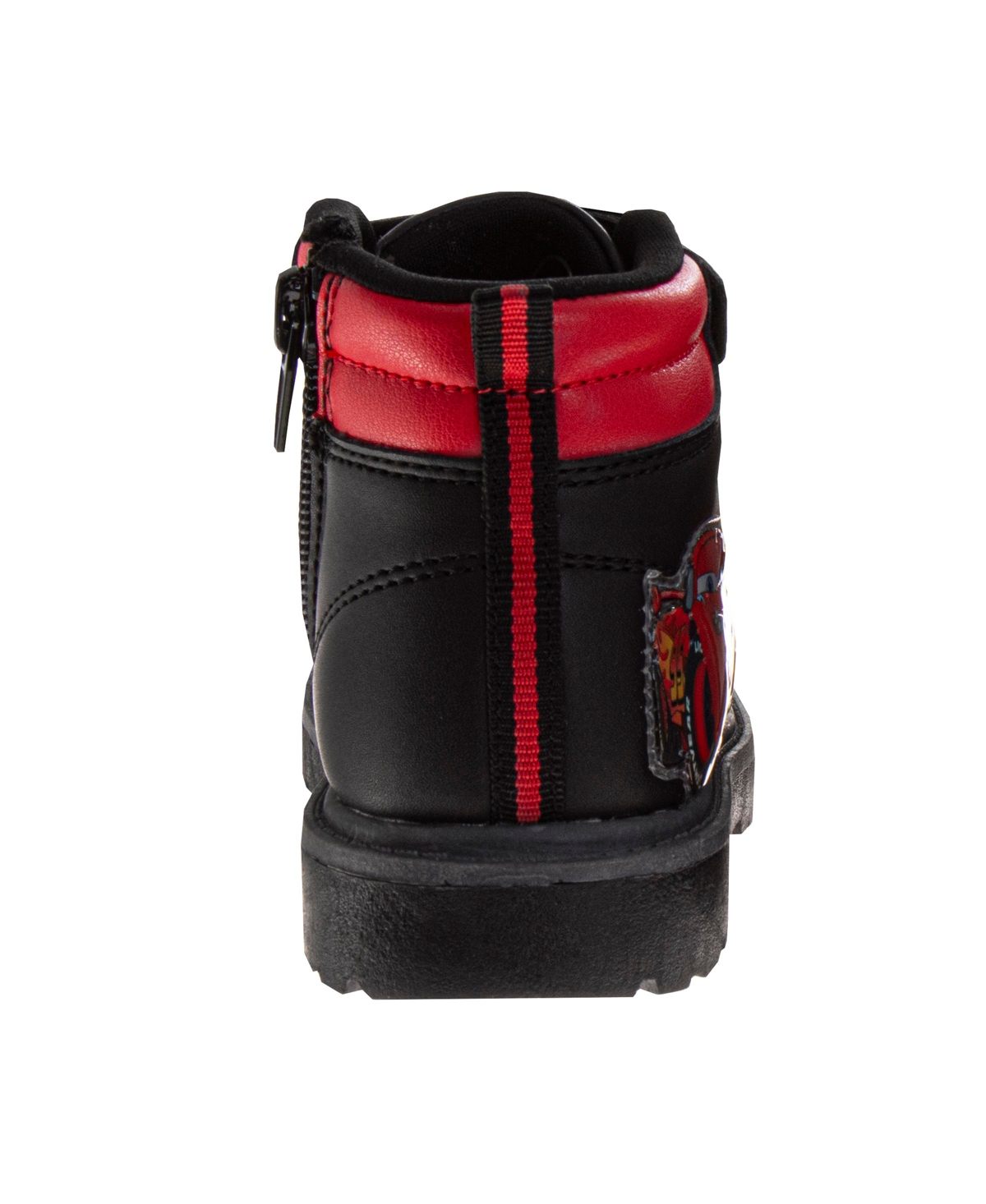 Disney Toddler Boys Cars Hook And Loop Casual Boots In Black