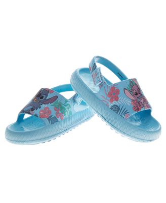 Toddler Girls Stitch and Angel Slip On Slides