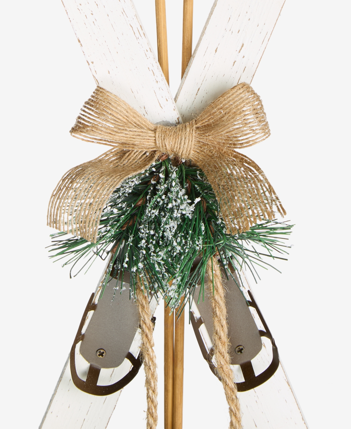 Holiday Lane Nordic Wonderland Skis Ornament, Macy's Exclusive In Multi
