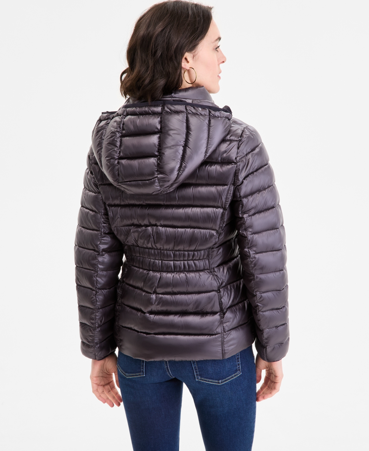 Michael Kors Michael  Women's Hooded Shine Packable Puffer Coat, Exclusively At Macy's