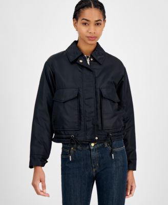 Michael Kors - Women's Reversible Bomber Barn Jacket