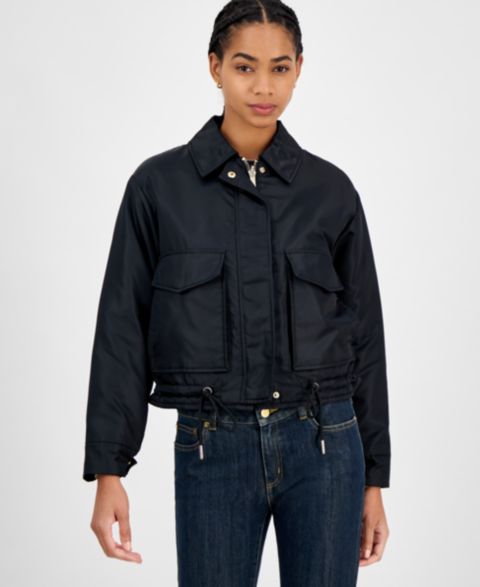 Женские куртки Michael Kors Reversible Bomber Barn Jacket