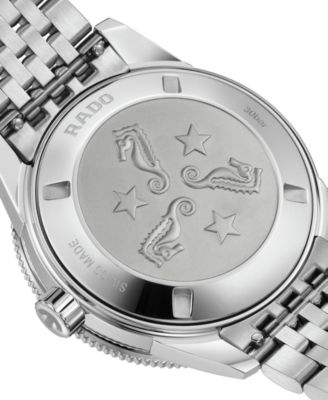 Men's Swiss Automatic Captain Cook Stainless Steel Bracelet Watch 39mm